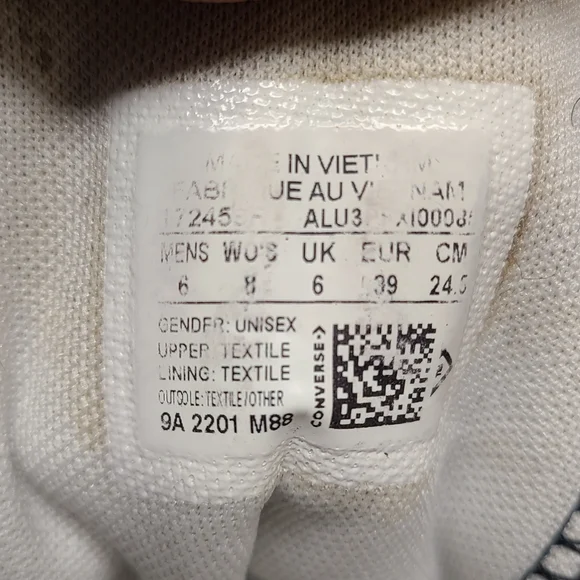 Converse CTAS Sunflower hi top casual sneakers size 8 - Picture 9 of 10